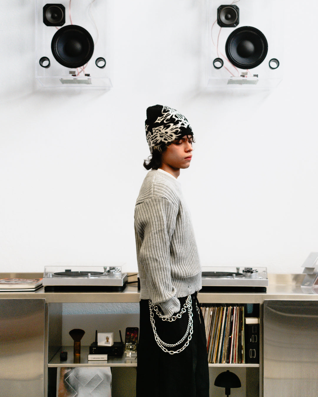 Knit Sweater Grey