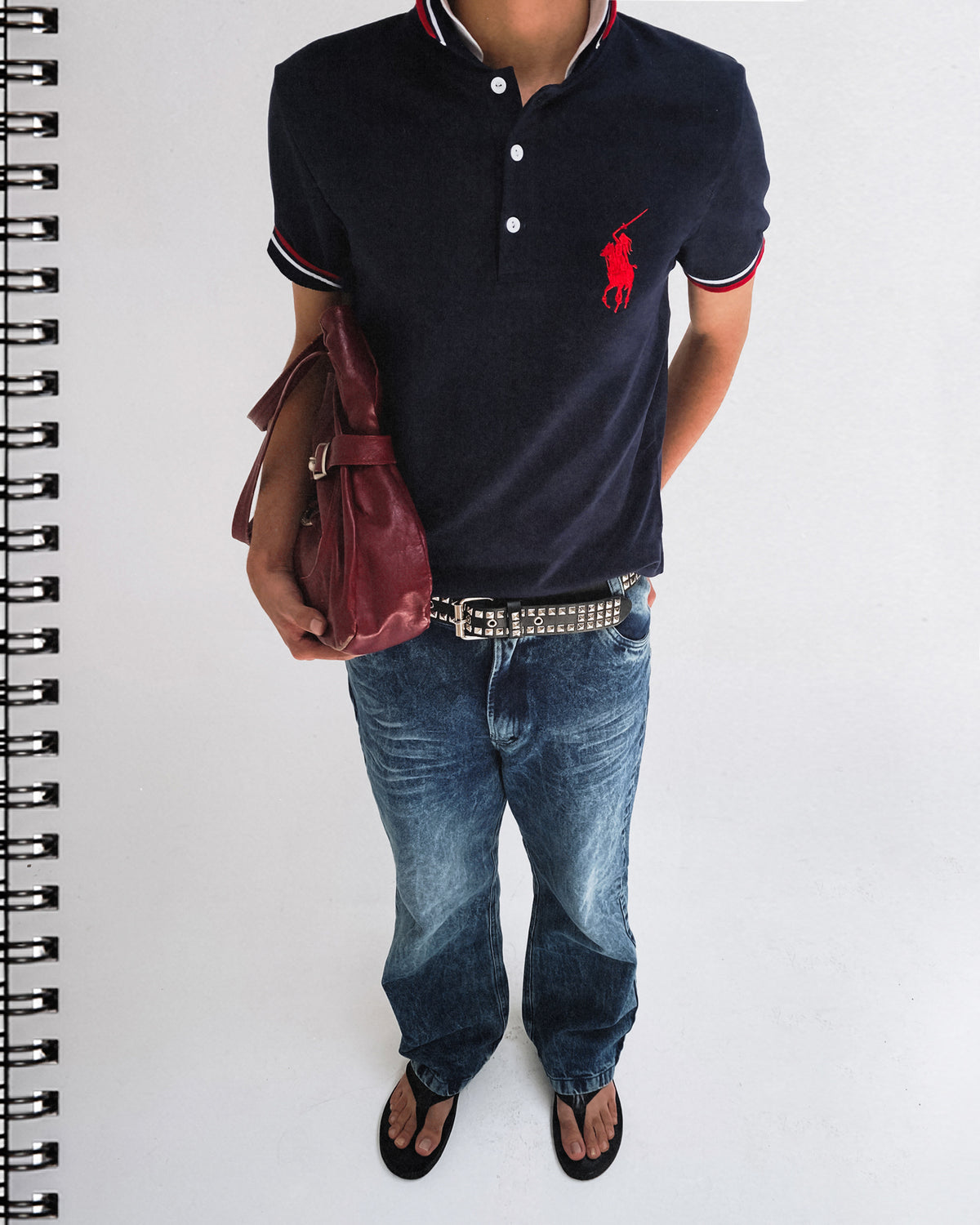 2. Bootcut Washed Denim