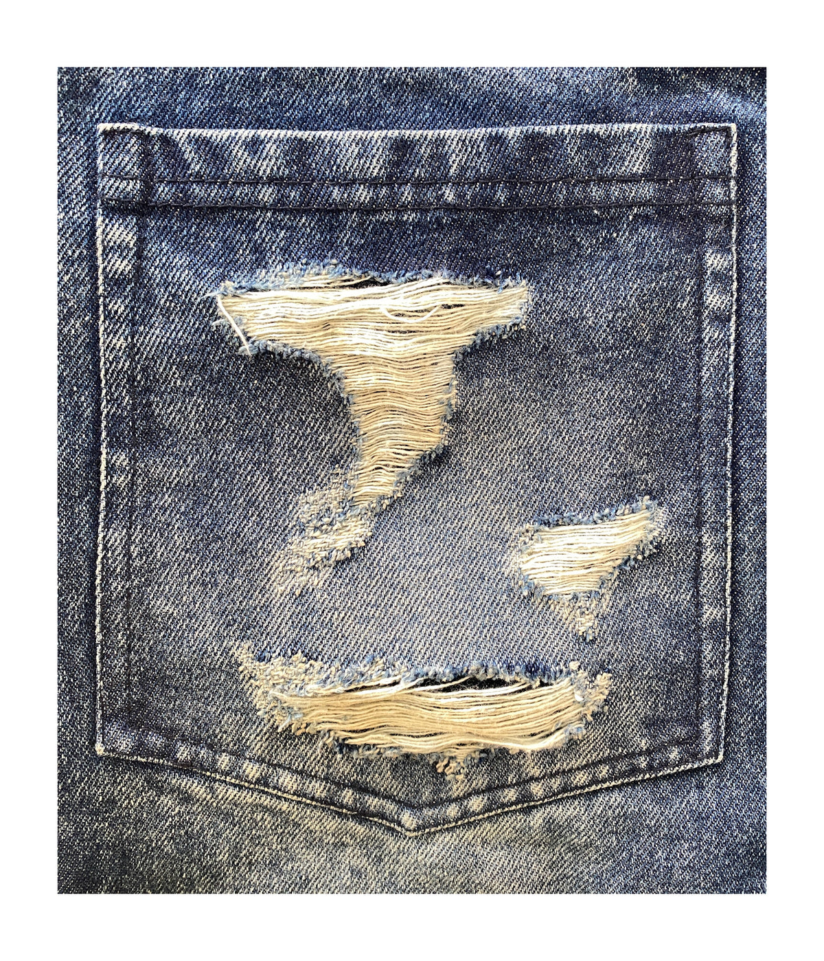 2. Bootcut Washed Denim