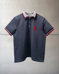 1. Double collar polo