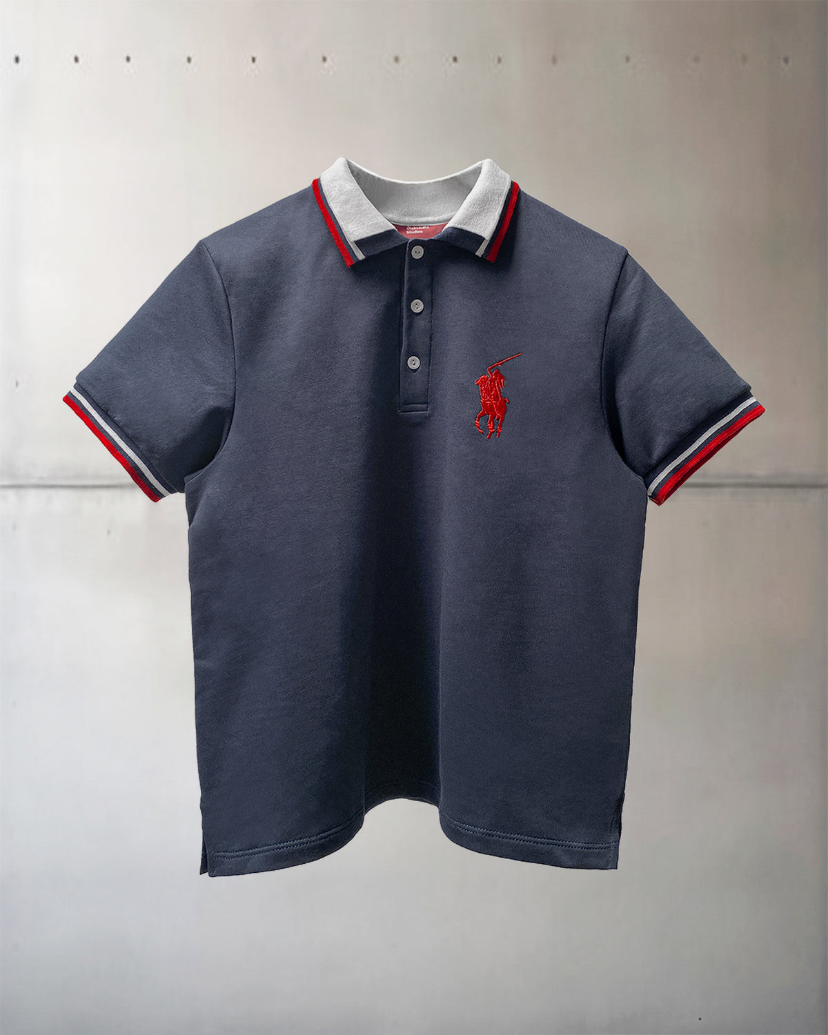 1. Double collar polo