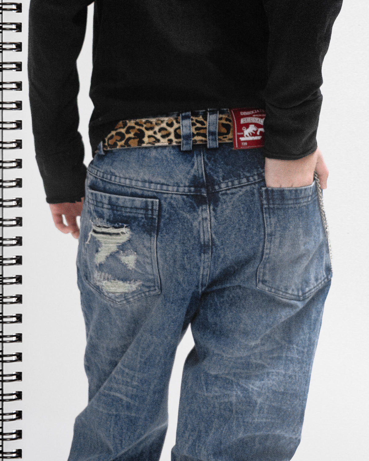 2. Bootcut Washed Denim