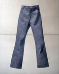 3. Bootcut raw denim indigo