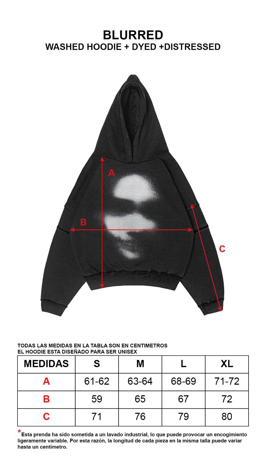 Blurred Hoodie